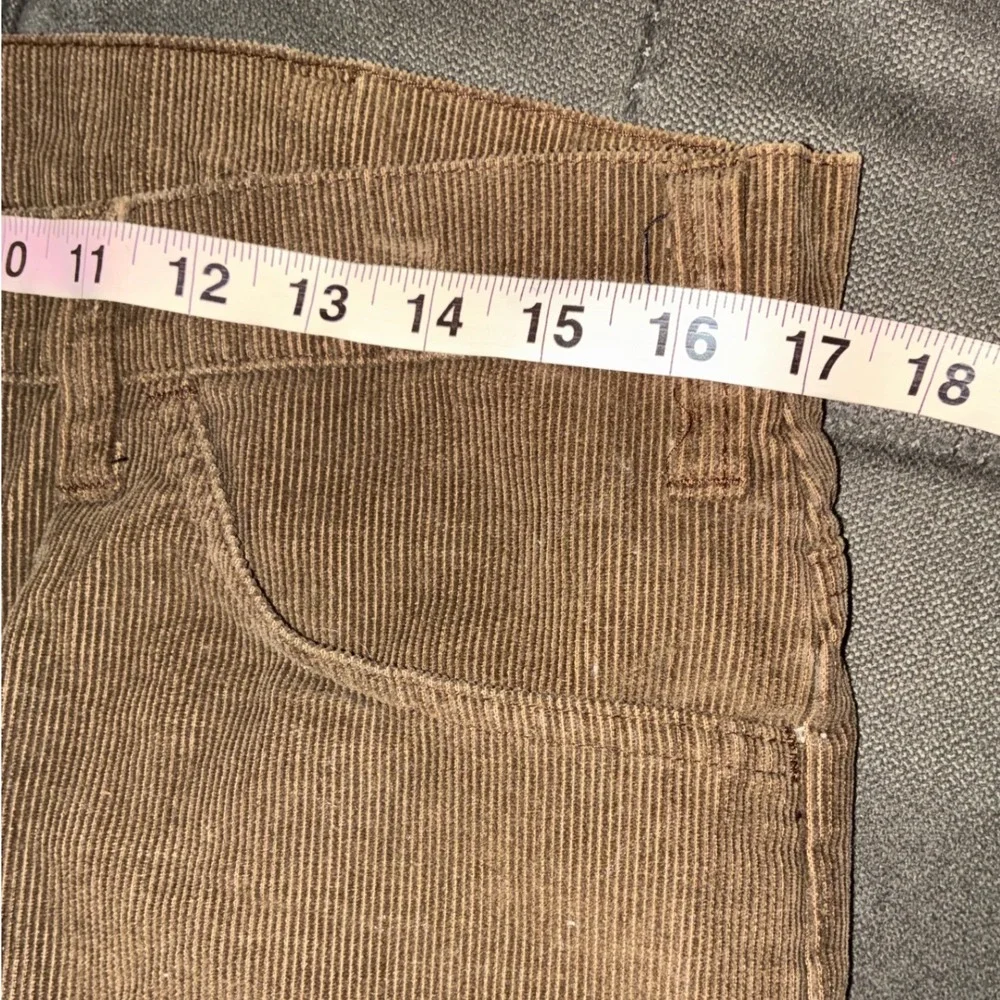 Levi's 519 Corduroy Pants Mens 34x33 Brown Vintage Slim Straight Trousers